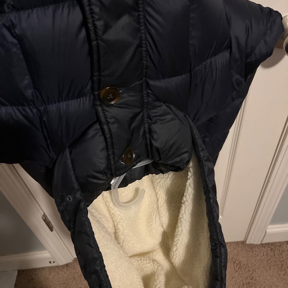 Abercrombie & Fitch Puffer Jacket Navy - Picture 2 of 6